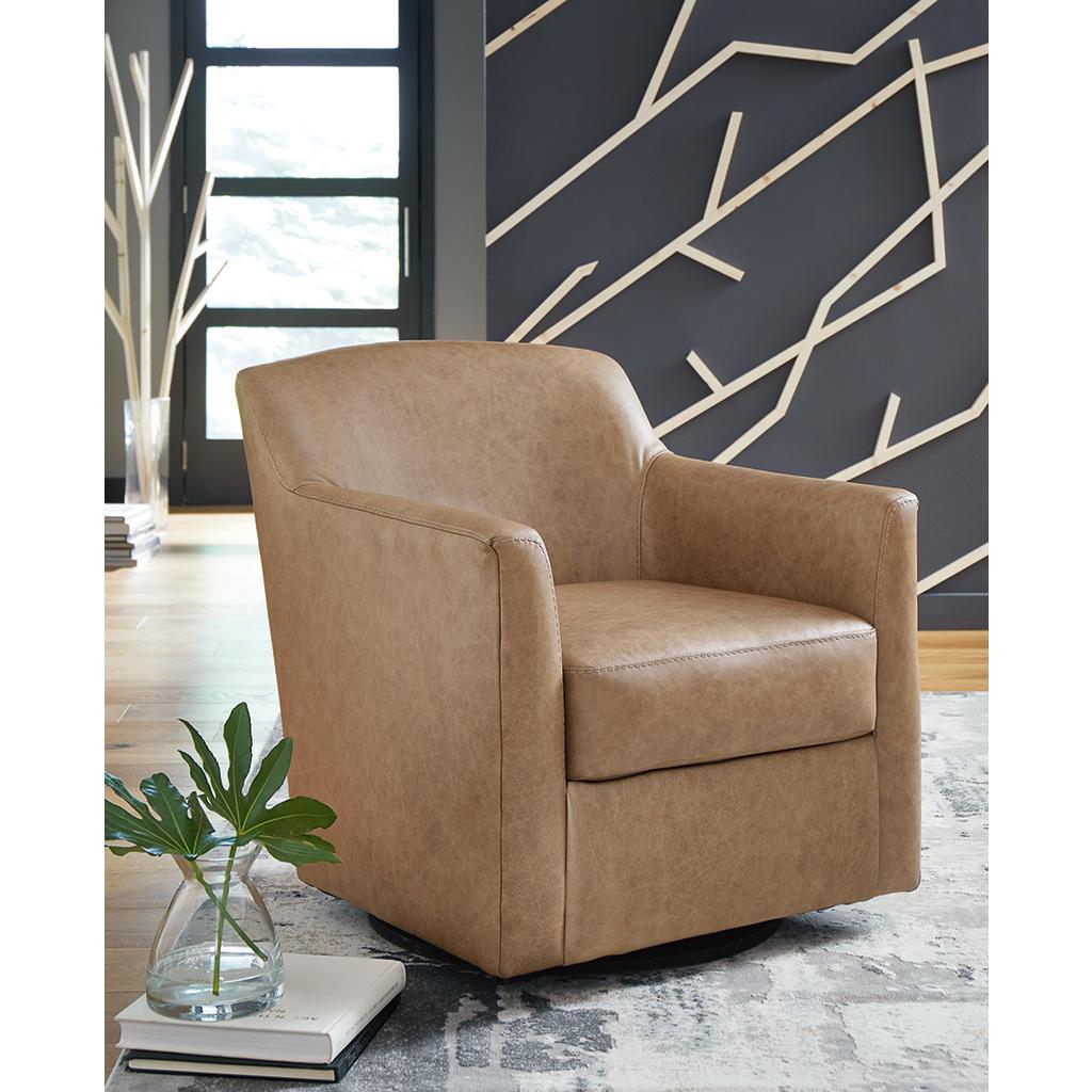 Bradney Swivel Accent Chair — Tumbleweed Signature Design by Ashley® Living Room