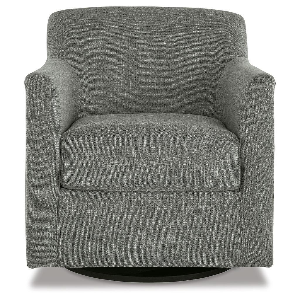 Bradney Swivel Accent Chair — Smoke Signature Design by Ashley® Living Room