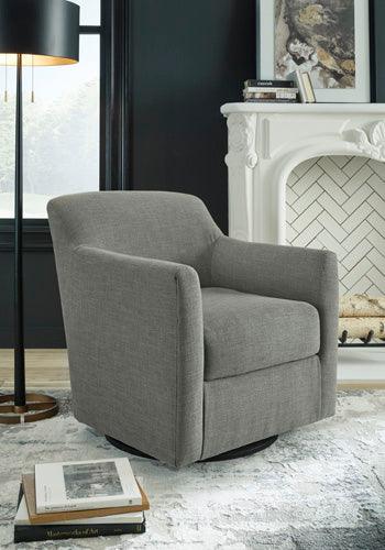 Bradney Swivel Accent Chair — Smoke Signature Design by Ashley® Living Room