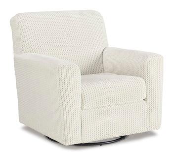 Herstow Swivel Glider Accent Chair — Ivory Signature Design by Ashley® Home Accents