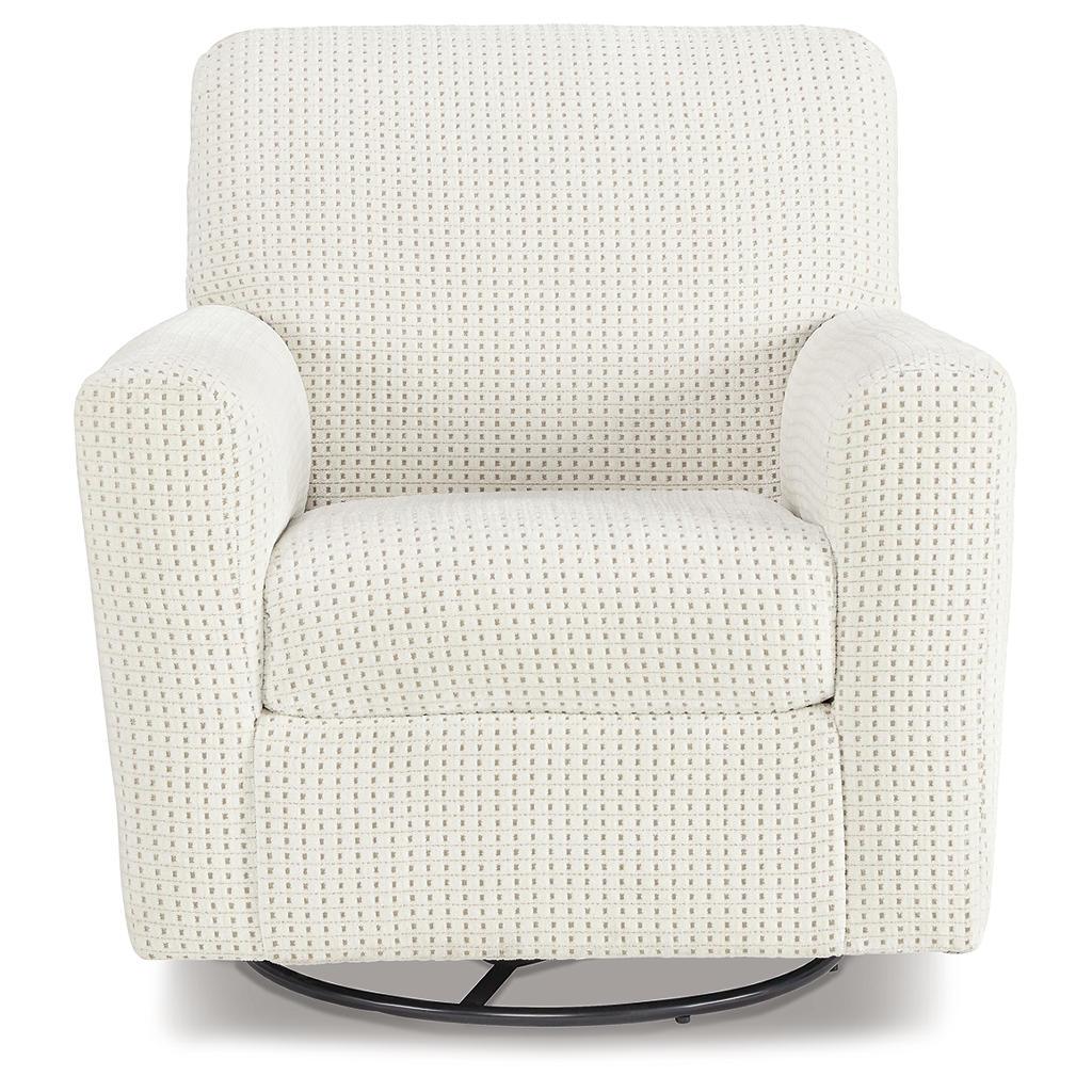 Herstow Swivel Glider Accent Chair — Ivory Signature Design by Ashley® Home Accents