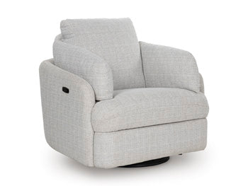 Alainmont Next-Gen Nuvella Swivel Power Recliner Signature Design by Ashley® Living Room