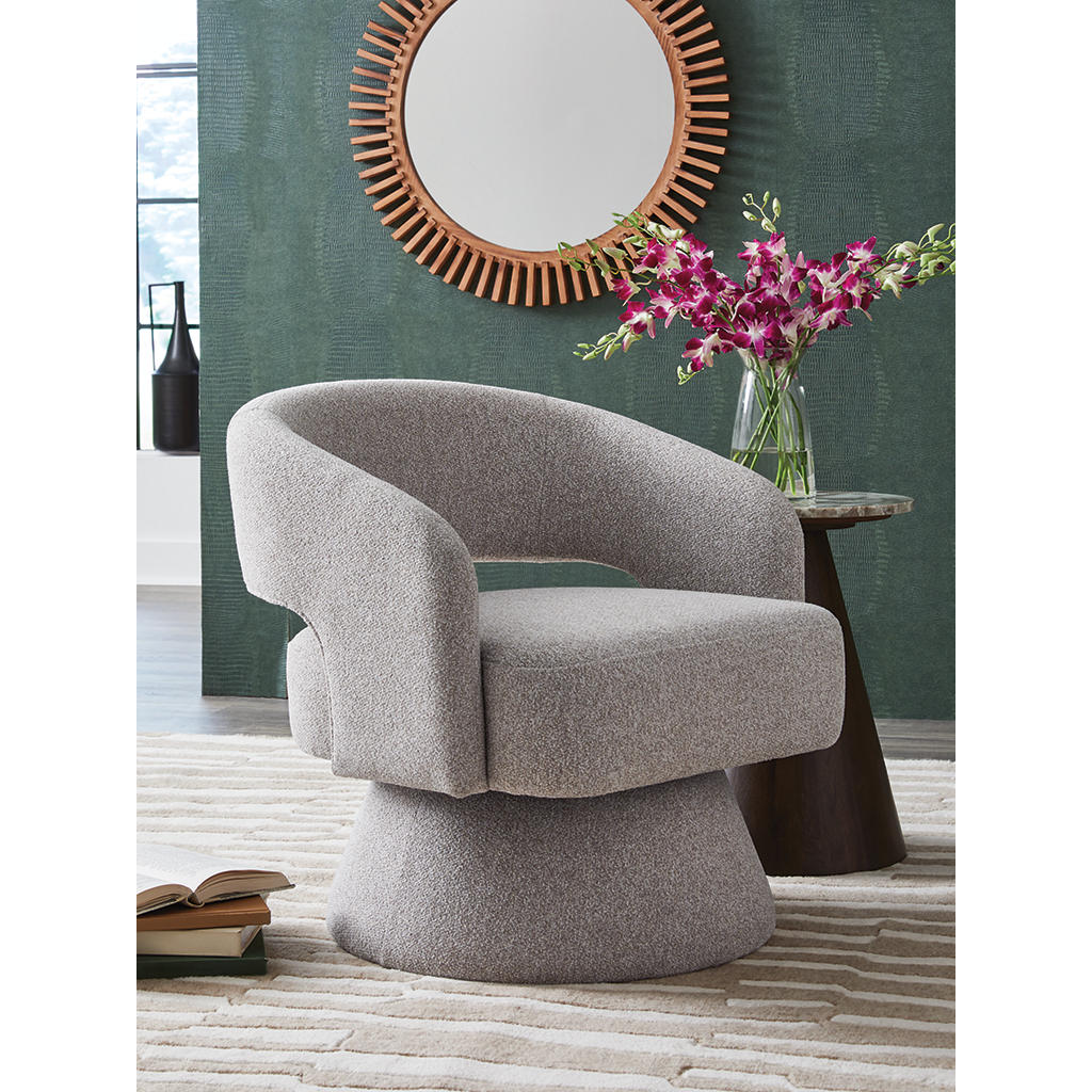 Nashkins Swivel Accent Chair Signature Design by Ashley® Living Room