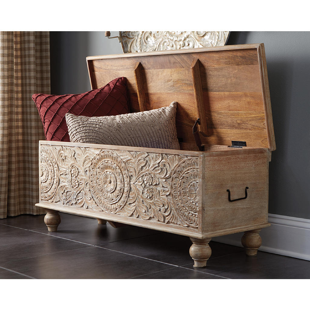 Fossil Ridge Storage Bench Signature Design by Ashley® Home Accents