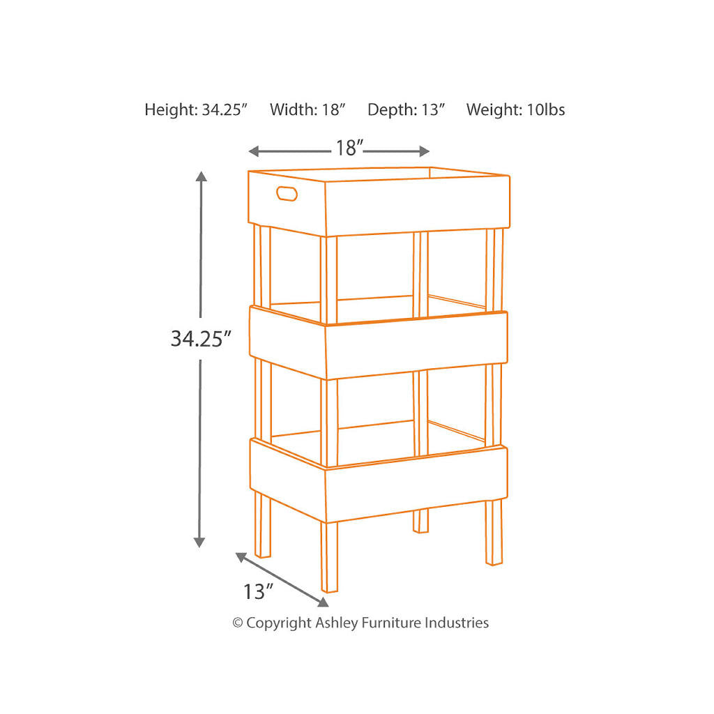 Yulton Storage Shelf Signature Design by Ashley® Home Accents