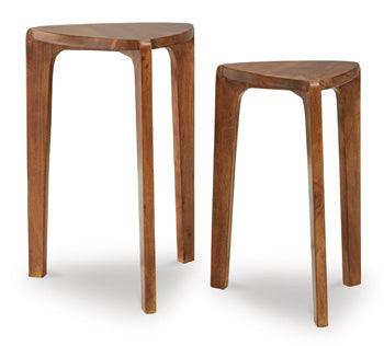 Brynnleigh Nesting Accent Table Set of 2 — Solid Wood Signature Design by Ashley® Living Room