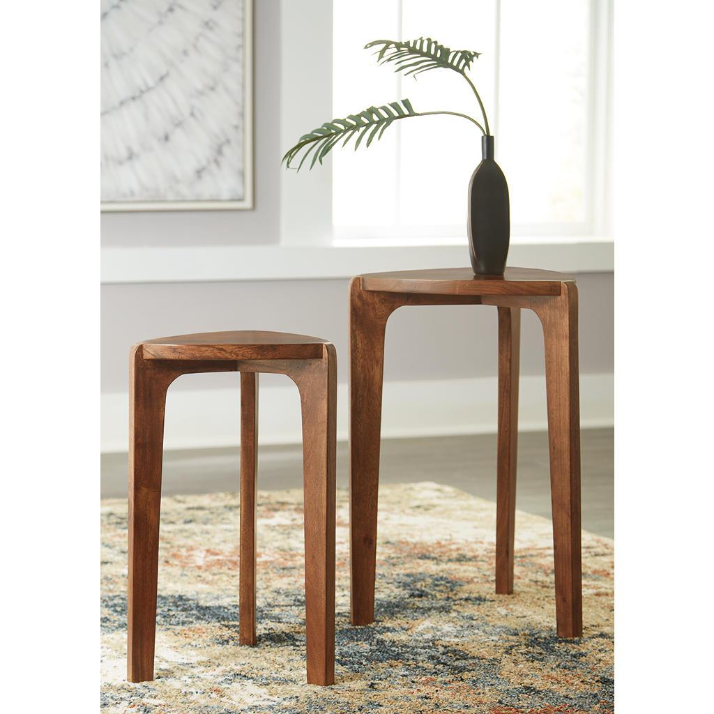 Brynnleigh Nesting Accent Table Set of 2 — Solid Wood Signature Design by Ashley® Living Room