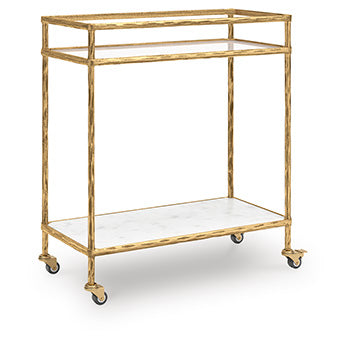 Plattfield Bar Cart Signature Design by Ashley® Dining Storage