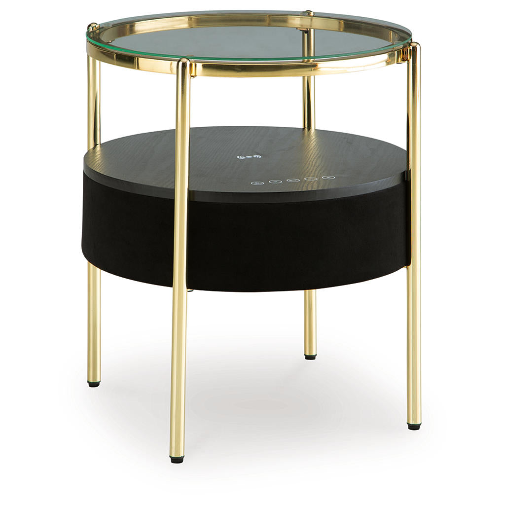 Nedman Accent Table with Speaker Signature Design by Ashley® Living Room
