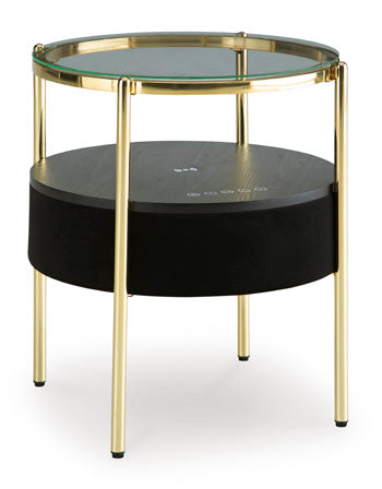 Nedman Accent Table with Speaker Signature Design by Ashley® Living Room