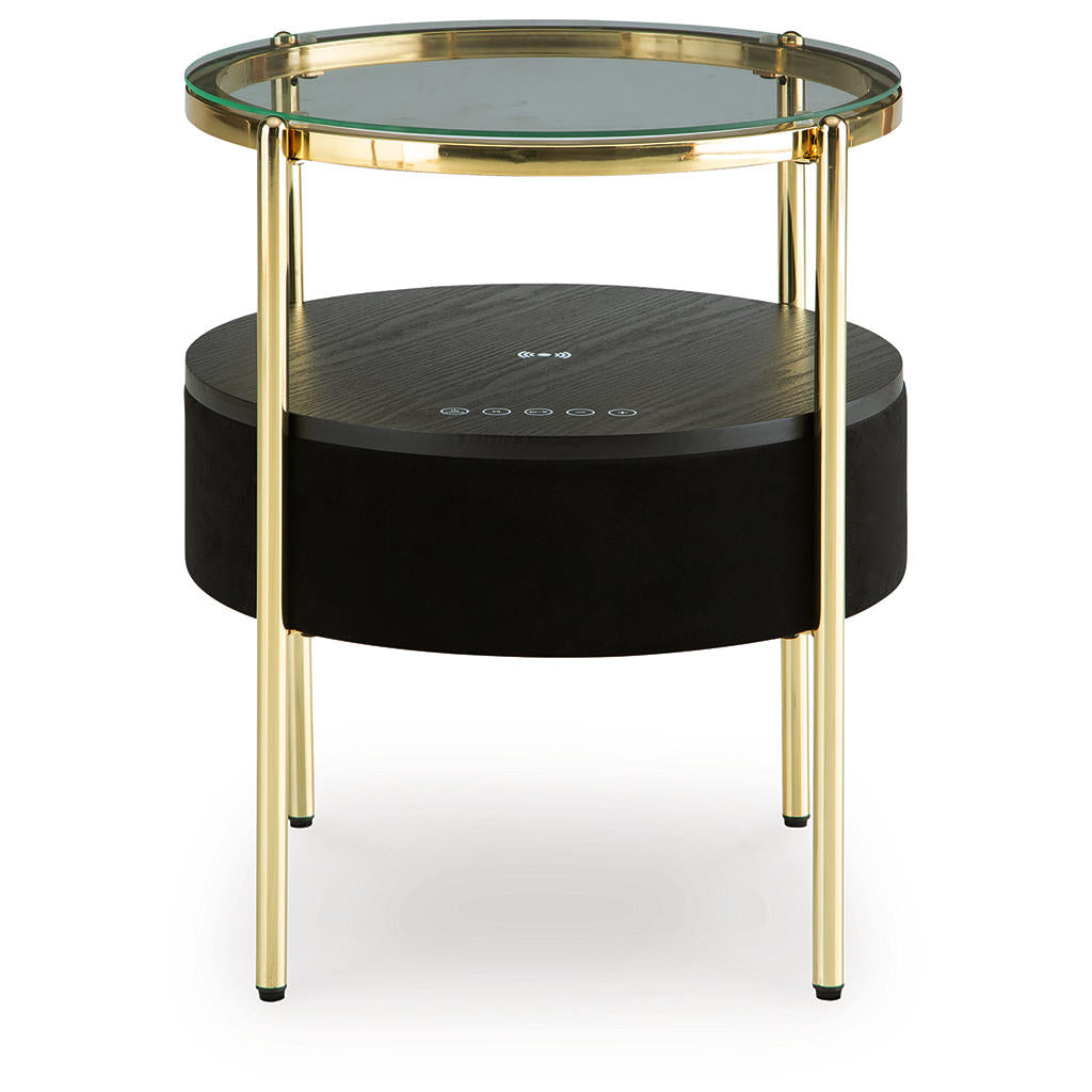Nedman Accent Table with Speaker Signature Design by Ashley® Living Room