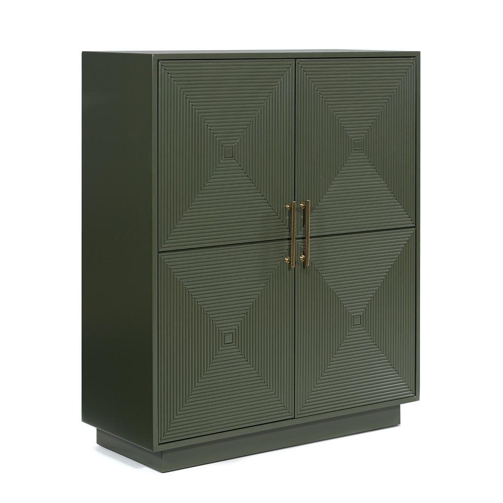 Geirwood Accent Cabinet — Dark Green Signature Design by Ashley® Living Room