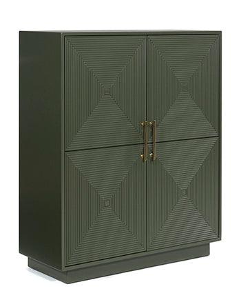 Geirwood Accent Cabinet — Dark Green Signature Design by Ashley® Living Room