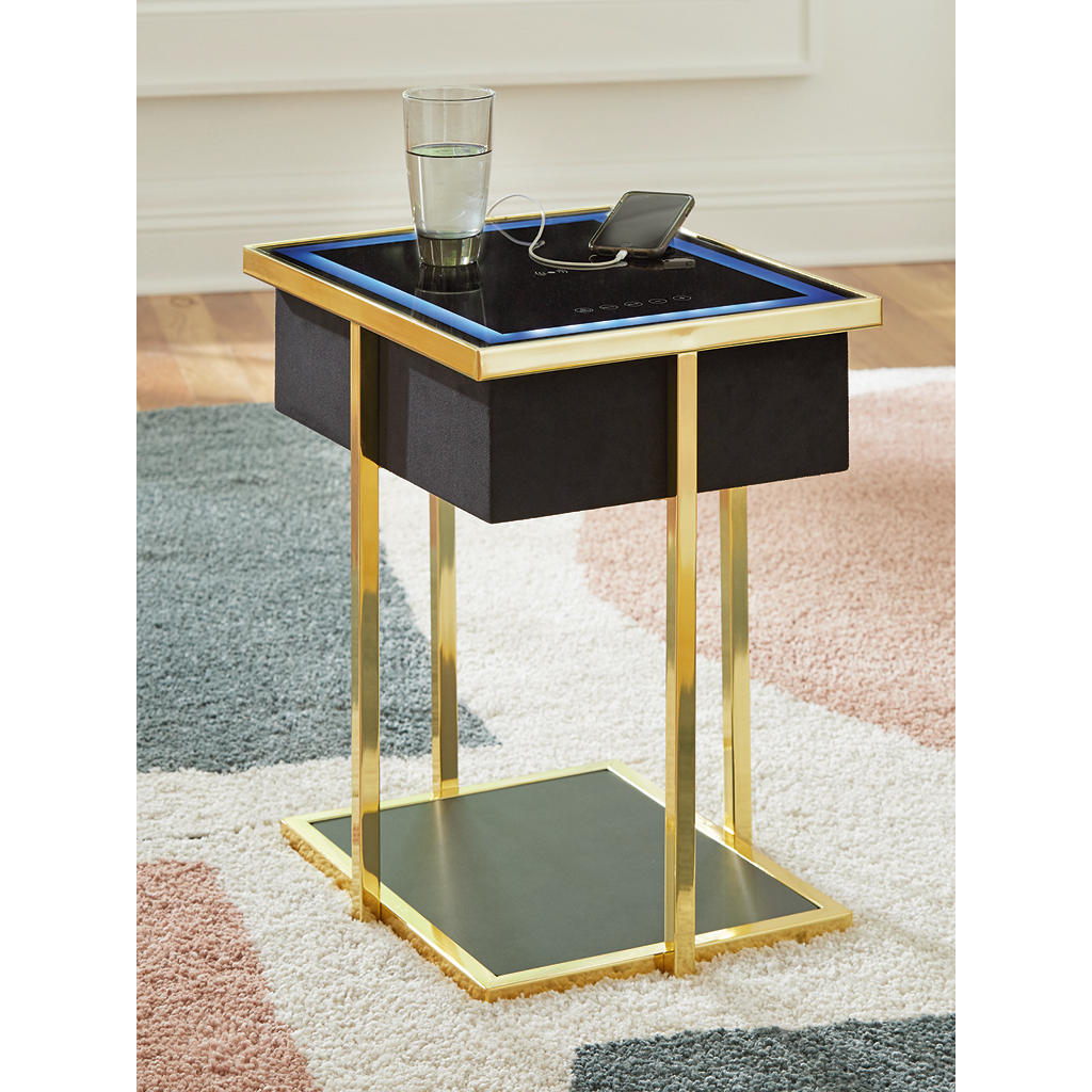 Rexwell Accent Table with Speaker Signature Design by Ashley® Living Room