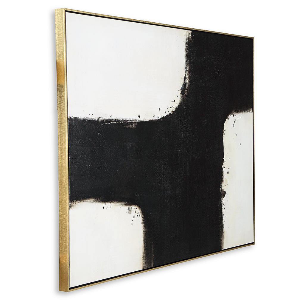 Reighlea Wall Art — Black and White, Hangs 4 Ways Signature Design by Ashley® Wall Decor