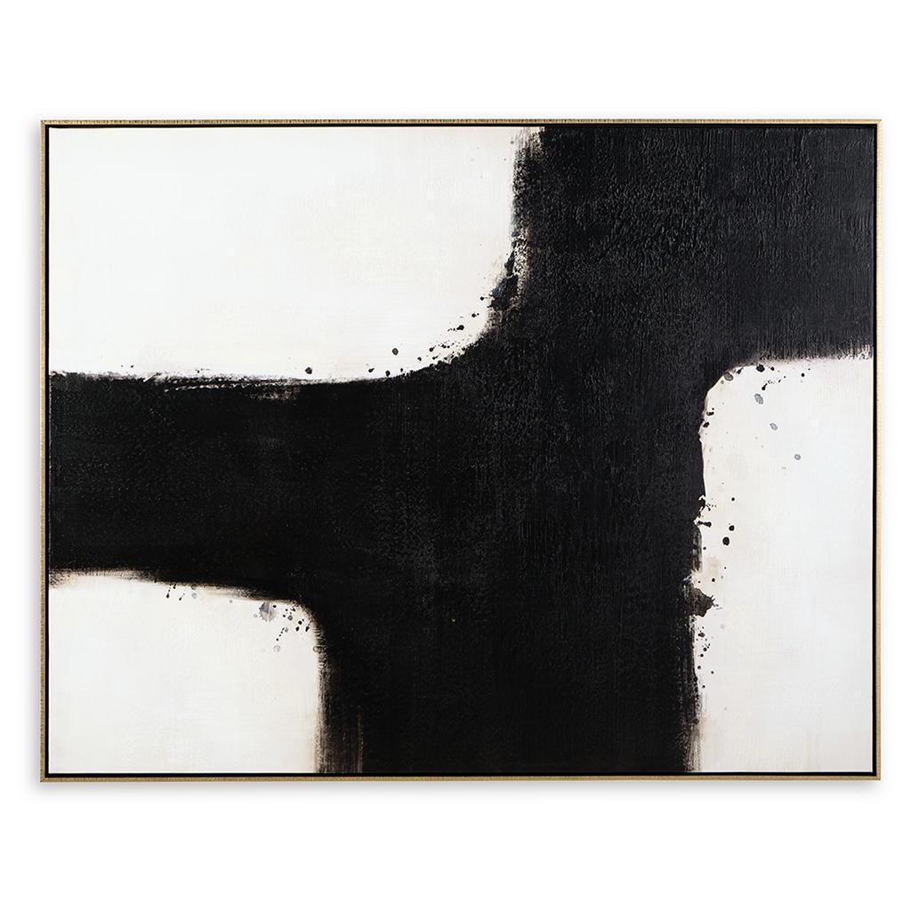 Reighlea Wall Art — Black and White, Hangs 4 Ways Signature Design by Ashley® Wall Decor
