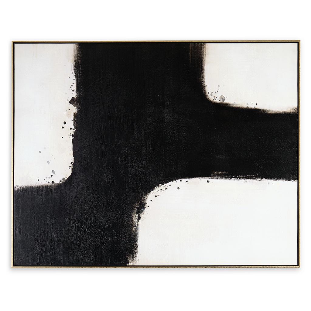 Reighlea Wall Art — Black and White, Hangs 4 Ways Signature Design by Ashley® Wall Decor