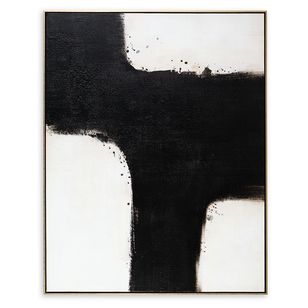Reighlea Wall Art — Black and White, Hangs 4 Ways Signature Design by Ashley® Wall Decor