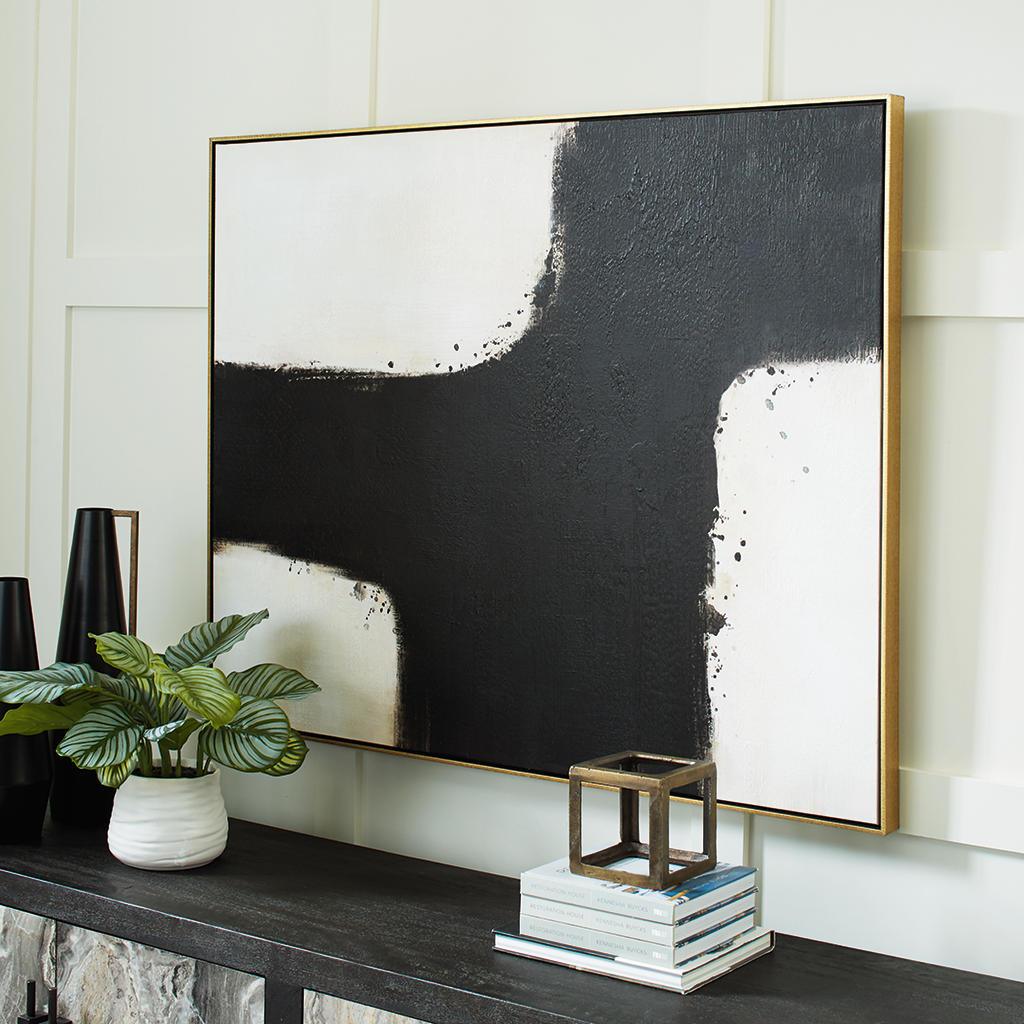 Reighlea Wall Art — Black and White, Hangs 4 Ways Signature Design by Ashley® Wall Decor