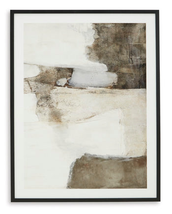 Aldricton Wall Art — Neutral Abstract Print, 30 x 40 Signature Design by Ashley® Wall Decor