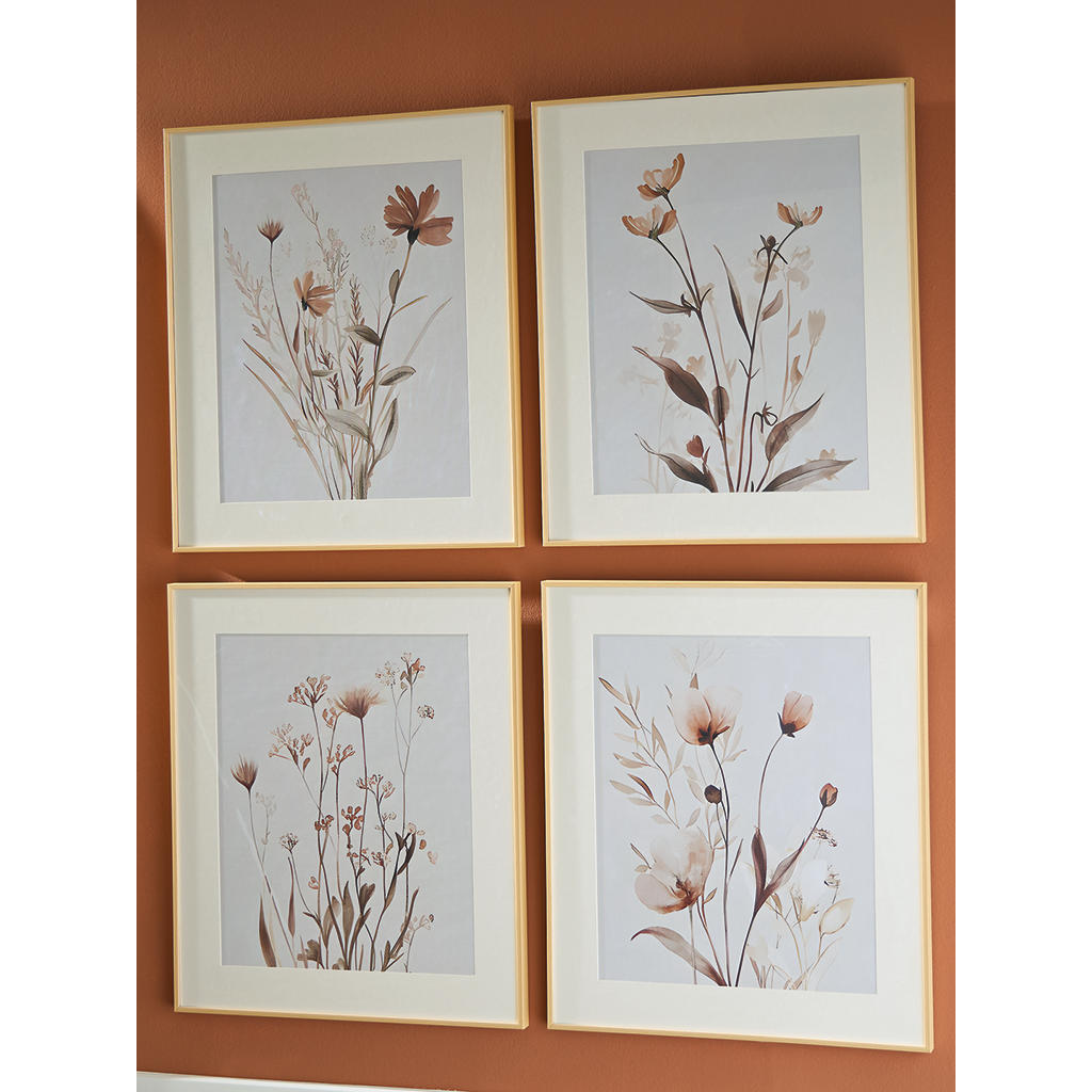 Chettings Wall Art (Set of 4) Signature Design by Ashley® Wall Decor