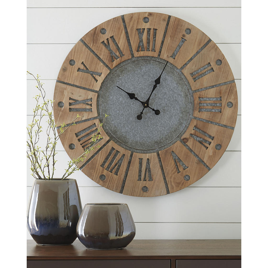 Payson Wall Clock Signature Design by Ashley® Wall Decor