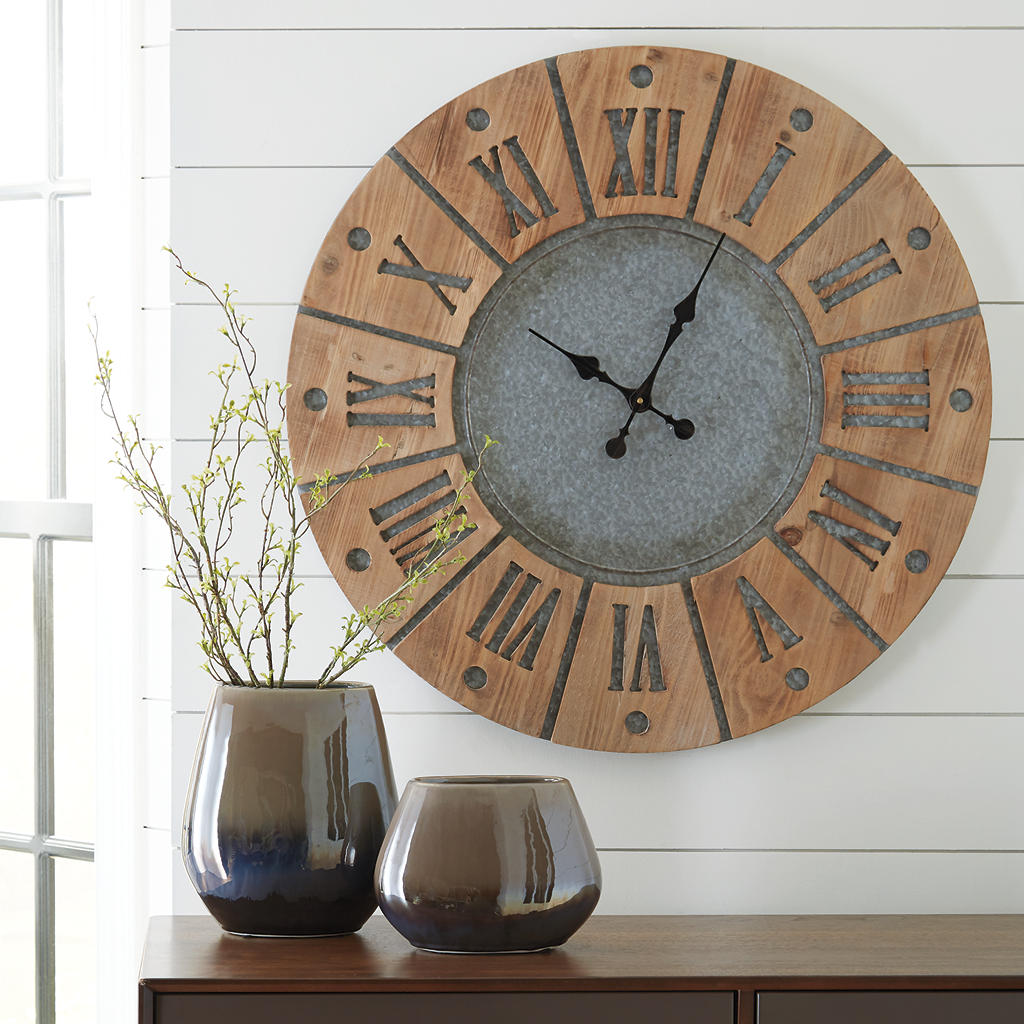 Payson Wall Clock Signature Design by Ashley® Wall Decor