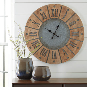 Payson Wall Clock Signature Design by Ashley® Wall Decor
