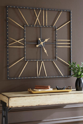 Thames Wall Clock Signature Design by Ashley® Wall Decor