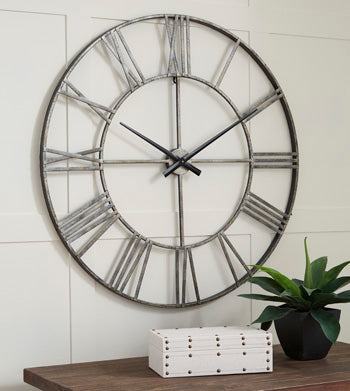 Paquita Wall Clock Signature Design by Ashley® Wall Decor