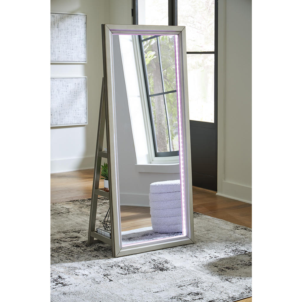 Evesen Floor Standing Mirror/Storage Signature Design by Ashley® Home Accents