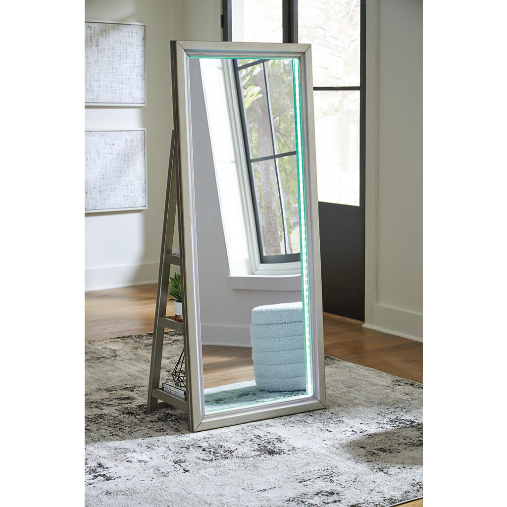 Evesen Floor Standing Mirror/Storage Signature Design by Ashley® Home Accents