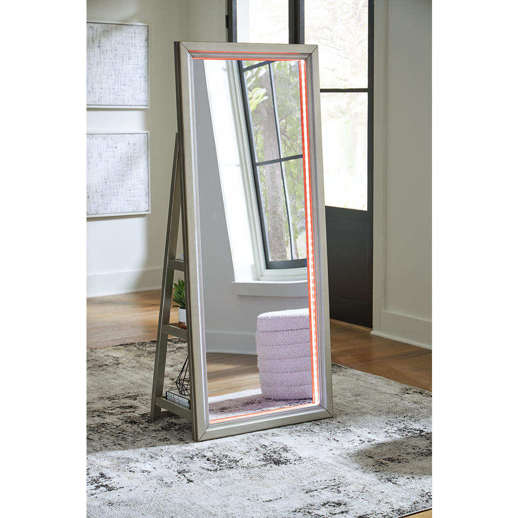 Evesen Floor Standing Mirror/Storage Signature Design by Ashley® Home Accents