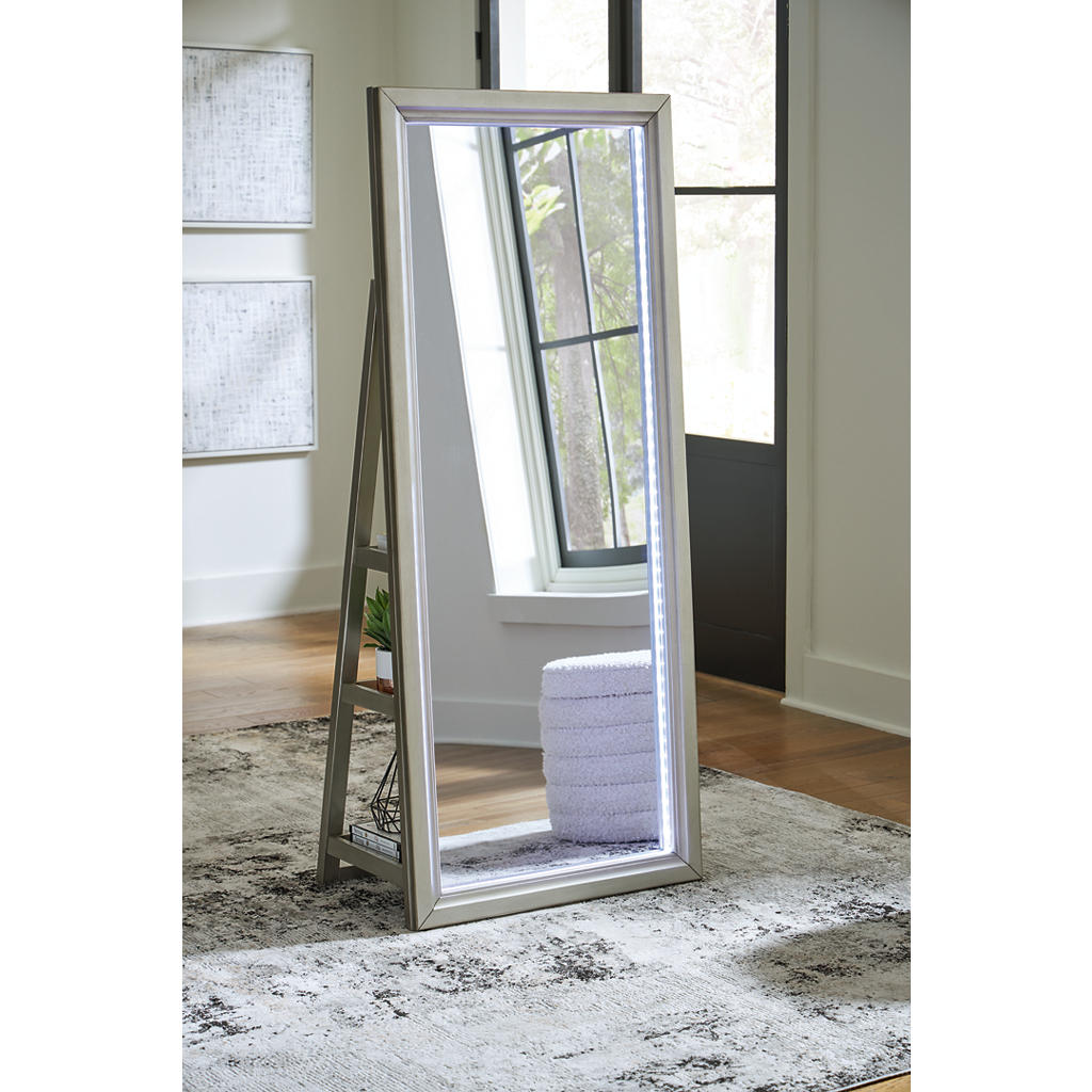 Evesen Floor Standing Mirror/Storage Signature Design by Ashley® Home Accents