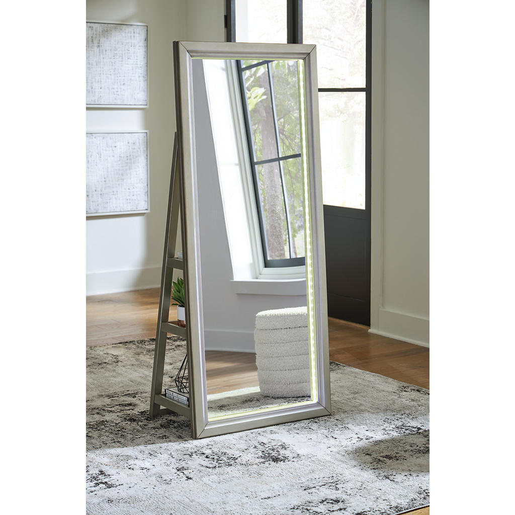 Evesen Floor Standing Mirror/Storage Signature Design by Ashley® Home Accents