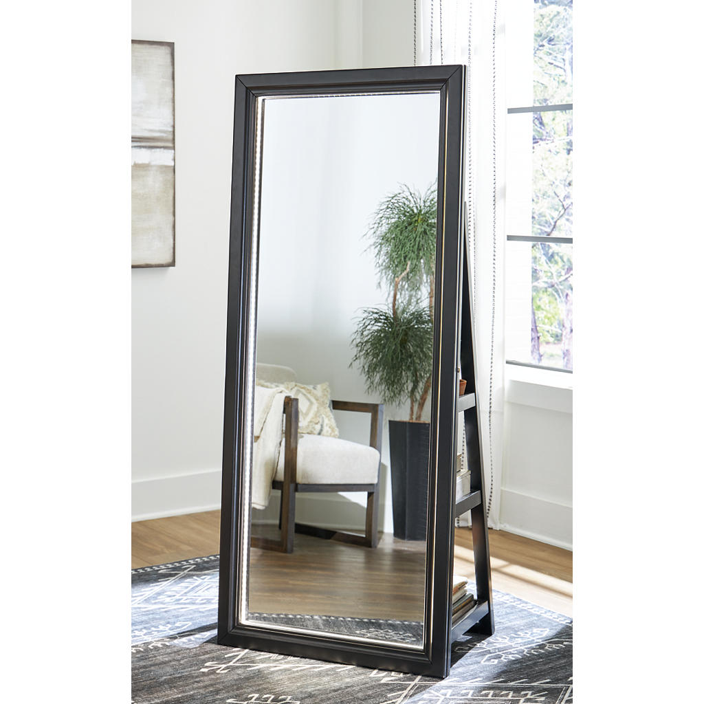 Evesen Floor Standing Mirror/Storage Signature Design by Ashley® Home Accents