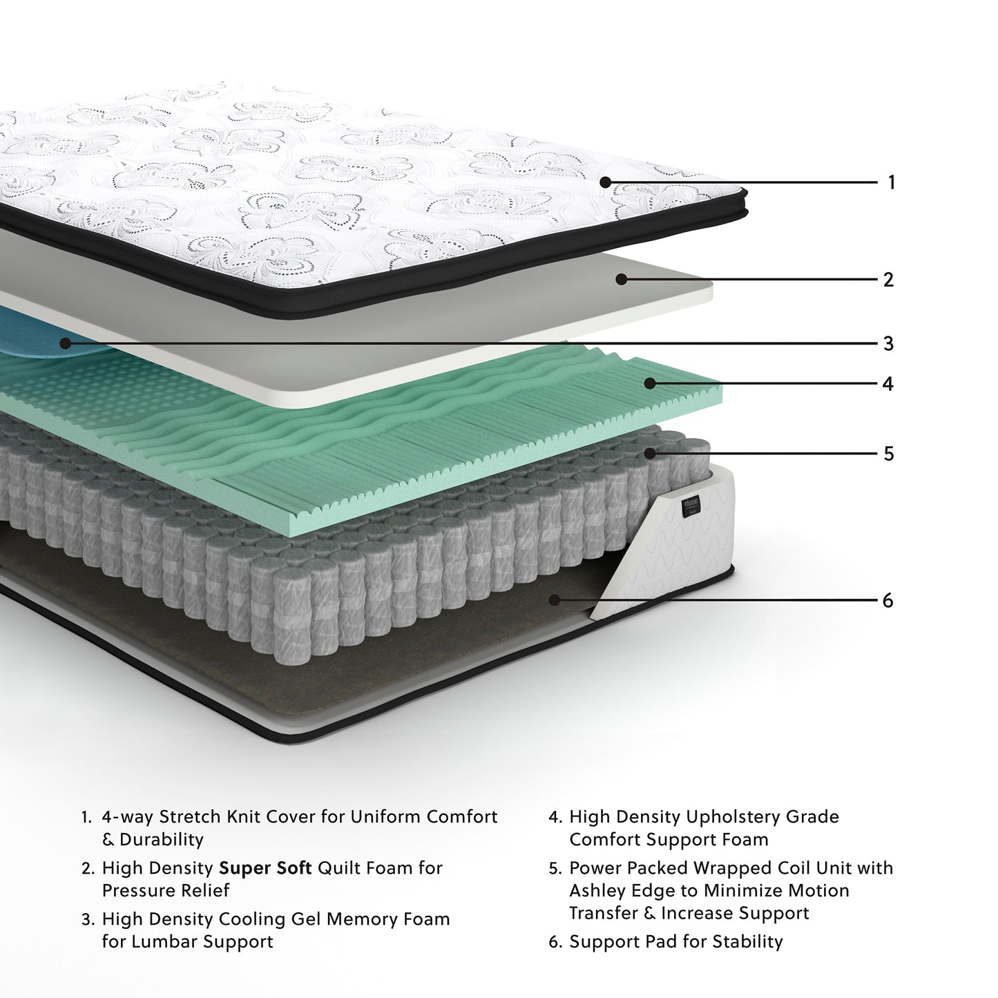 Chime 12 Inch Hybrid Full Mattress in a Box