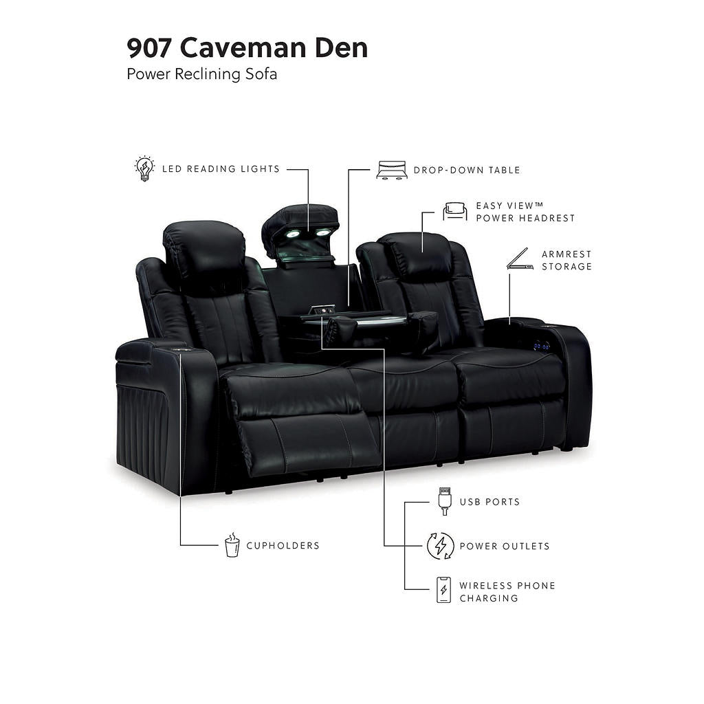 Caveman Den Power Reclining Sofa, Loveseat and Recliner Signature Design by Ashley® Uncategorized