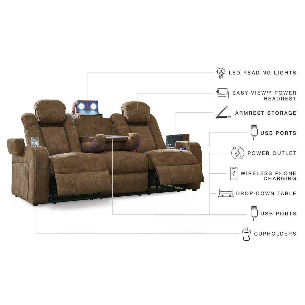 Wolfridge Power Reclining Sofa Signature Design by Ashley® Living Room