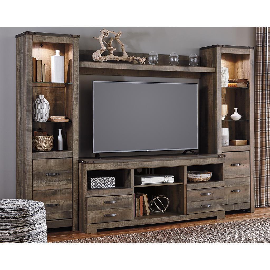 Trinell 4-Piece Entertainment Center — LED Pier Cabinets Signature Design by Ashley® Living Room