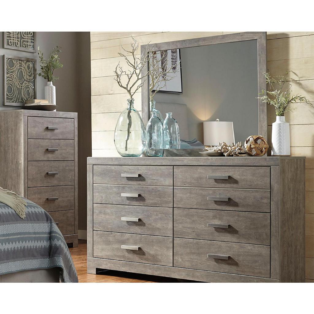 Culverbach Dresser and Mirror — Vintage Gray Signature Design by Ashley® Bedroom