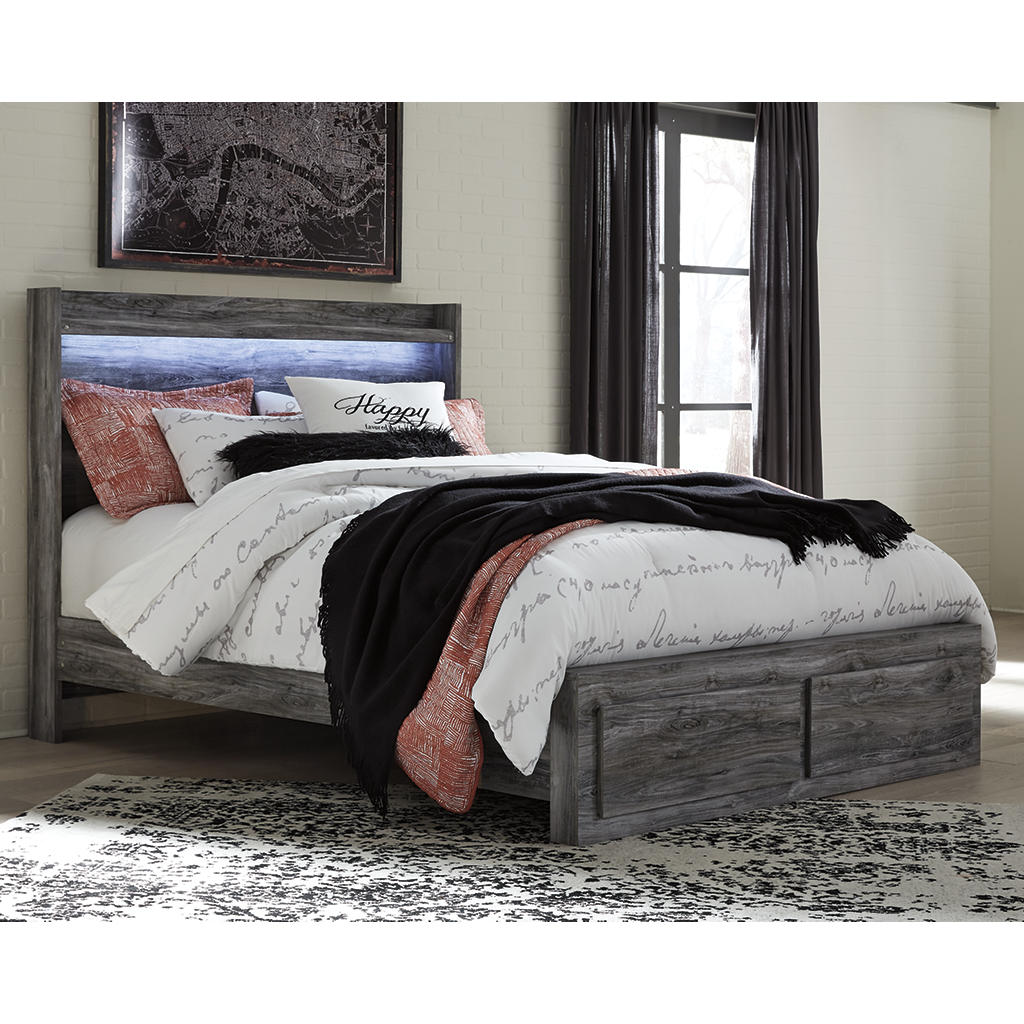 Baystorm Queen Panel Bed with 2 Storage Drawers Signature Design by Ashley® Bedroom
