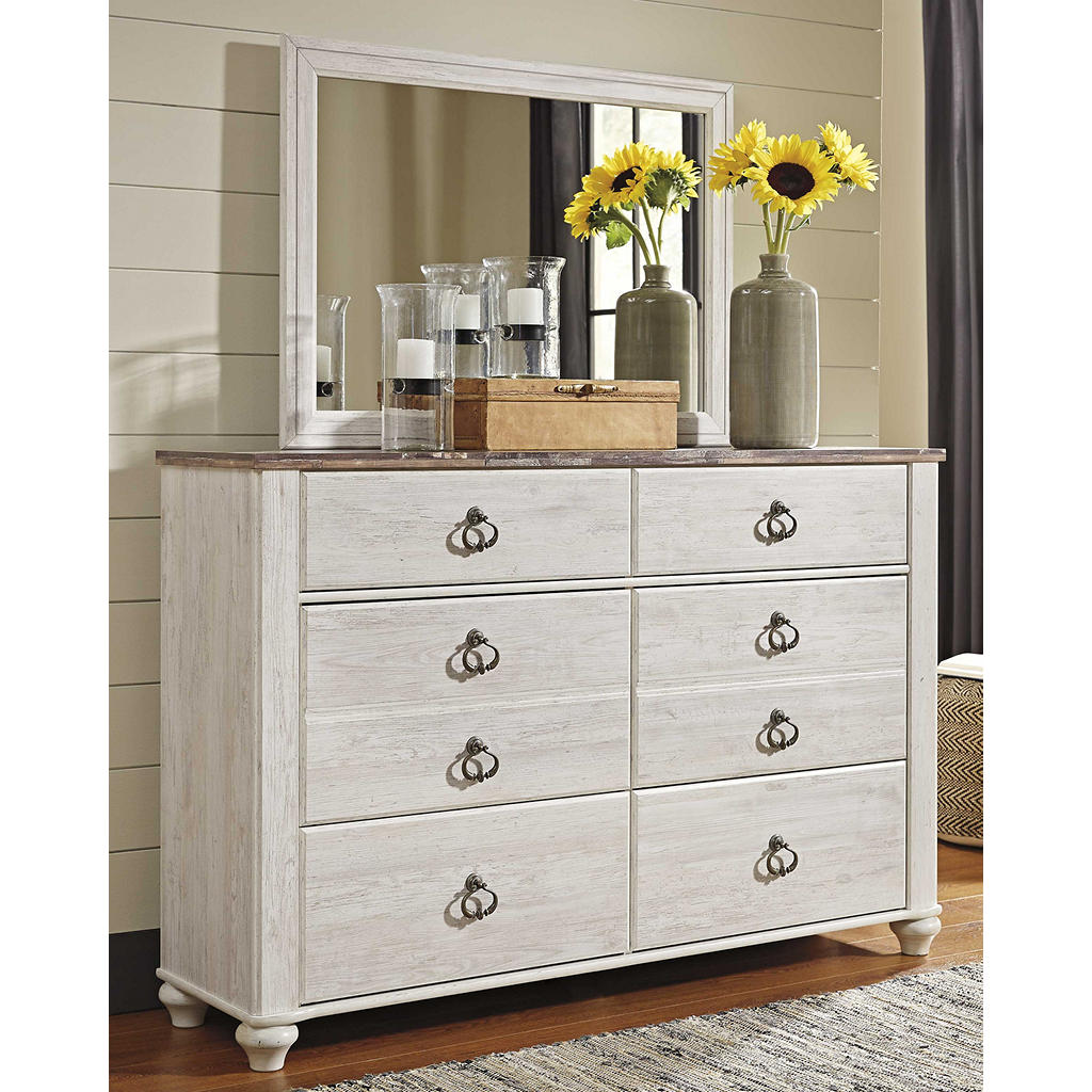 Willowton King Sleigh Bed, Dresser, Mirror and Chest Signature Design by Ashley® Uncategorized