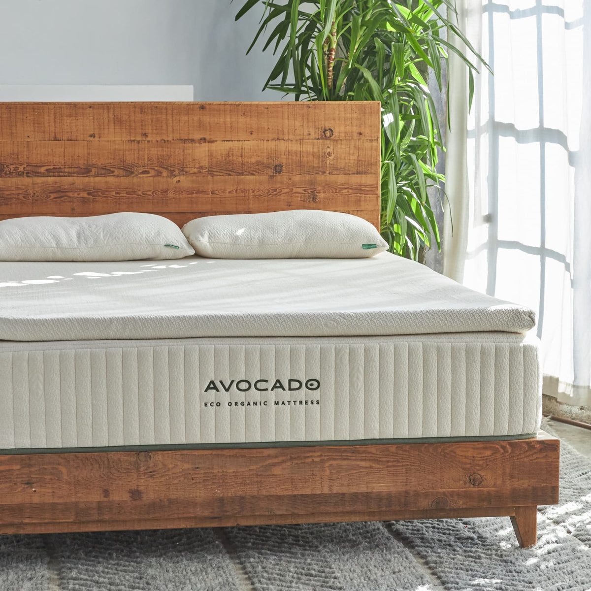 Avocado Eco Organic Mattress Topper — 2 or 3 in Latex, Medium or Plush