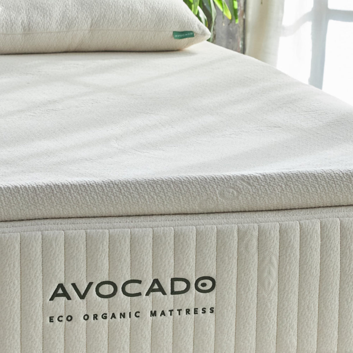 Avocado Eco Organic Mattress Topper — 2 or 3 in Latex, Medium or Plush