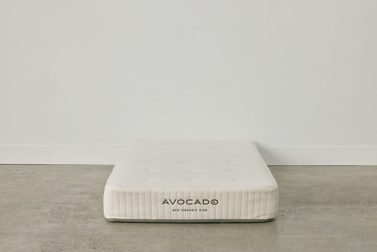 Avocado Eco Organic Kids Mattress — Low-Profile Latex Hybrid, 7.5 in