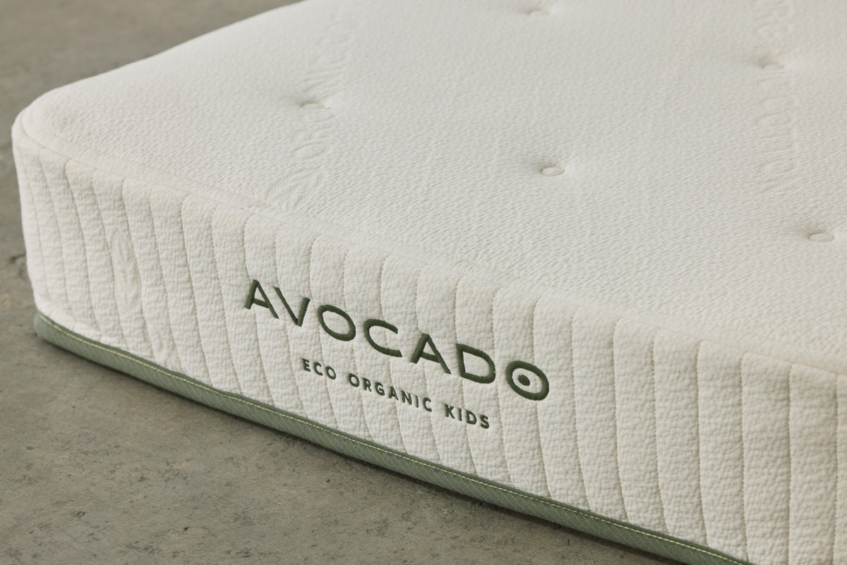 Avocado Eco Organic Kids Mattress — Low-Profile Latex Hybrid, 7.5 in