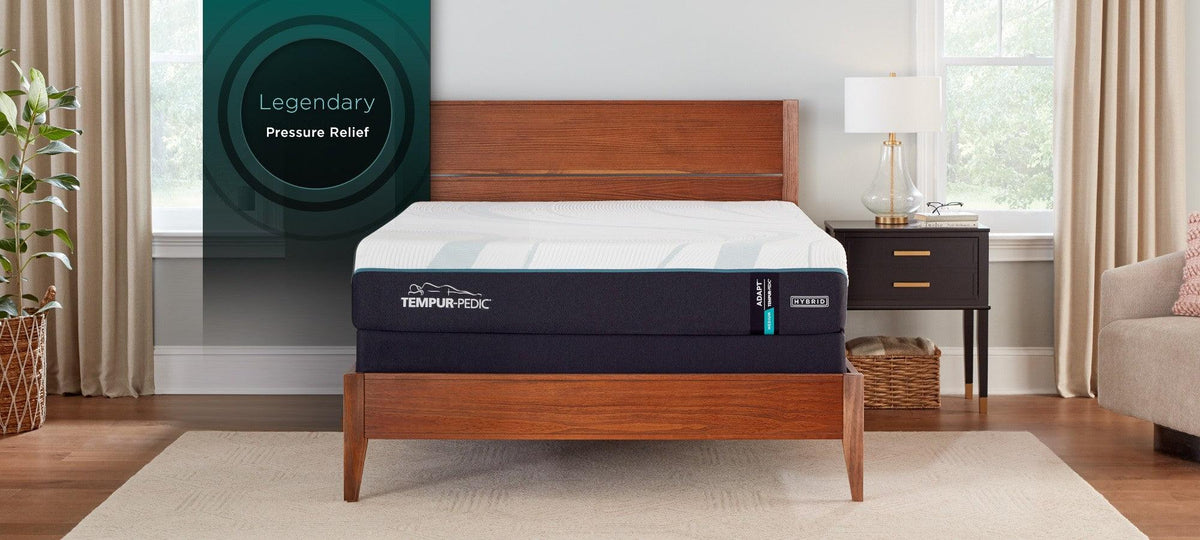 TEMPUR-Adapt Medium Hybrid 2.0 mattress in a bedroom setting