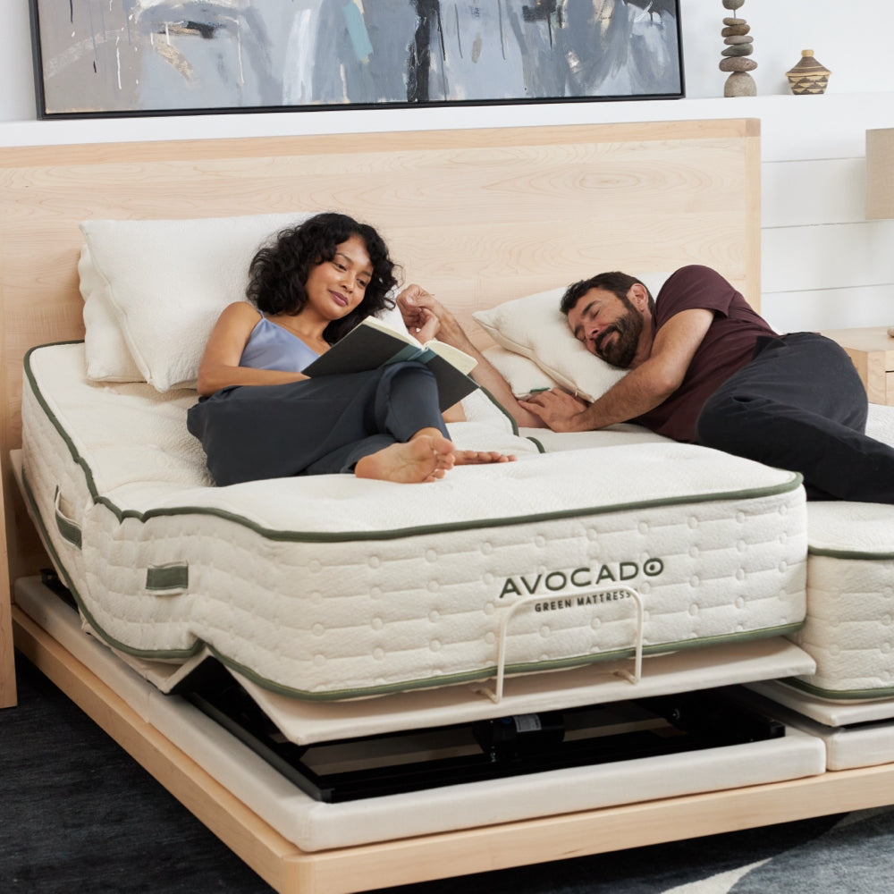 Avocado Eco Plus Adjustable Base — Lumbar Support, Deck-on-Deck Design