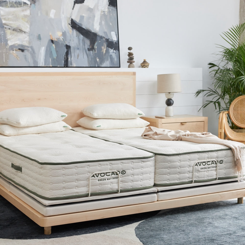 Avocado Eco Plus Adjustable Base — Lumbar Support, Deck-on-Deck Design